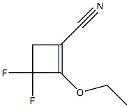 1-Cyclobutene-1-carbonitrile,2-ethoxy-3,3-difluoro-(9CI) 구조식 이미지