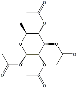 6-데옥시-α-L-글루코피라노스테트라아세테이트 구조식 이미지