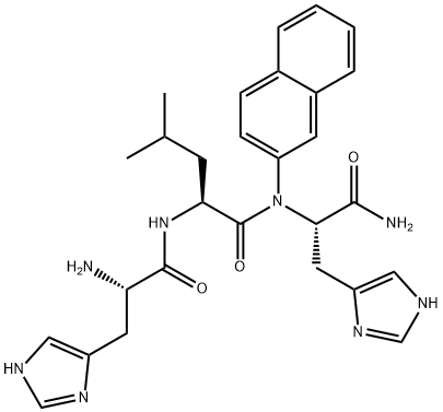 H-His-Leu-His-βNA Structure