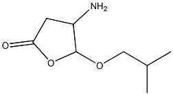 2(3H)-Furanone,4-aminodihydro-5-(2-methylpropoxy)-(9CI) Structure