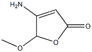 2(5H)-Furanone,4-amino-5-methoxy-(9CI) Structure