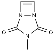 1,3,5-Triazabicyclo[3.2.0]hept-6-ene-2,4-dione,3-methyl-(9CI) Structure