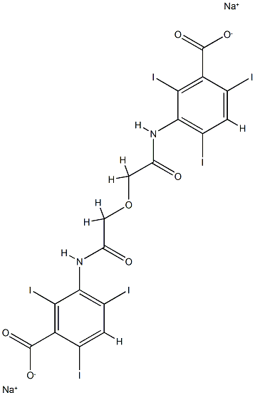 ioglycamic acid sodium salt Structure