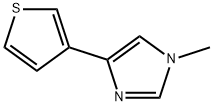 1H-Imidazole,1-methyl-4-(3-thienyl)-(9CI) Structure