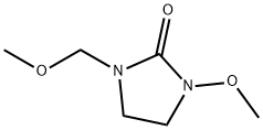 2-이미다졸리디논,1-메톡시-3-(메톡시메틸)-(9CI) 구조식 이미지