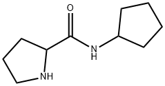 2-피롤리딘카르복스아미드,N-시클로펜틸-(9CI) 구조식 이미지