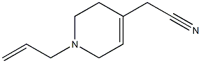 4-Pyridineacetonitrile,1,2,3,6-tetrahydro-1-(2-propenyl)-(9CI) 구조식 이미지