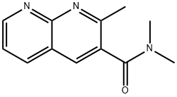 1,8-나프티리딘-3-카르복스아미드,N,N,2-트리메틸-(9CI) 구조식 이미지