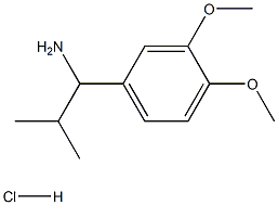 1-(3,4-dimethoxyphenyl)-2-methylpropan-1-amine 구조식 이미지