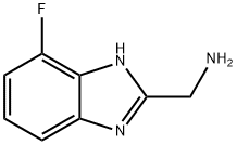 1H-Benzimidazole-2-methanamine,4-fluoro-(9CI) Structure