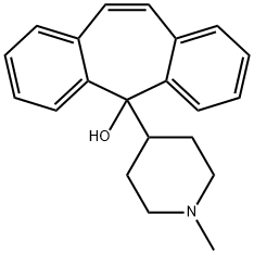 5-(1-Methyl-4-Piperidyl)5H-Dibenzo Structure