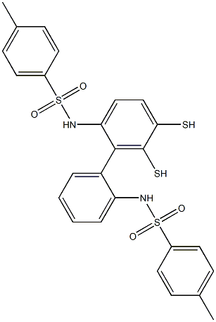 2,2′-Bis(4-methylbenzolsulfonylamido)-diphenyldisulfid Structure