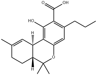 Delta-9-Tetrahydrocannabivarinic acid 구조식 이미지