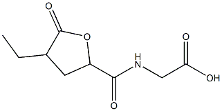 펜톤산,5-[(카르복시메틸)아미노]-2,3,5-트리데옥시-2-에틸-5-옥소-,감마-락톤(9CI) 구조식 이미지
