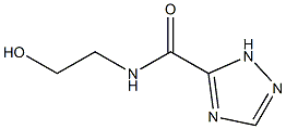 1H-1,2,4-Triazole-3-carboxamide,N-(2-hydroxyethyl)-(9CI) 구조식 이미지