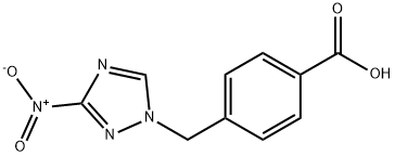 4-(3-Nitro-[1,2,4]triazol-1-ylmethyl)-benzoic acid Structure