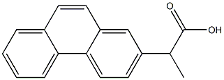 α-메틸-2-페난트렌아세트산 구조식 이미지