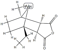 4,7-Epoxyisobenzofuran-1,3-dione,4-ethylhexahydro-7-methyl-,(3aR,4S,7R,7aS)-rel-(9CI) Structure