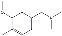 3-Cyclohexene-1-methanamine,5-methoxy-N,N,4-trimethyl-(9CI) Structure