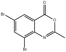 6,8-dibromo-2-methyl-4H-3,1-benzoxazin-4-one Structure