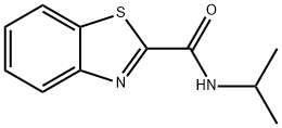 2-Benzothiazolecarboxamide,N-(1-methylethyl)-(9CI) Structure