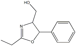 4-Oxazolemethanol,2-ethyl-4,5-dihydro-5-phenyl-(9CI) 구조식 이미지