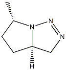 3H-Pyrrolo[1,2-c][1,2,3]triazole,3a,4,5,6-tetrahydro-6-methyl-,(3aR,6S)-rel-(9CI) Structure