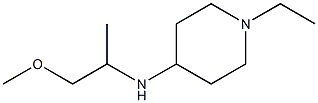 4-Piperidinamine,1-ethyl-N-(2-methoxy-1-methylethyl)-(9CI) 구조식 이미지