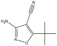 4-Isoxazolecarbonitrile,3-amino-5-(1,1-dimethylethyl)-(9CI) 구조식 이미지