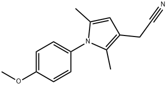 1-(4-METHOXYPHENYL)-2,5-DIMETHYL-1H-PYRROL-3-YL]ACETONITRILE Structure