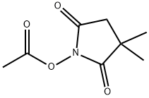 2,5-Pyrrolidinedione,1-(acetyloxy)-3,3-dimethyl-(9CI) Structure