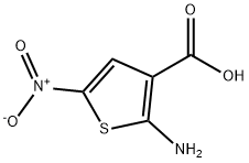 3-티오펜카르복실산,2-아미노-5-니트로-(9CI) 구조식 이미지