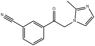 3-(2-(2-methyl-1H-imidazol-1-yl)acetyl)benzonitrile(WXC05954) Structure