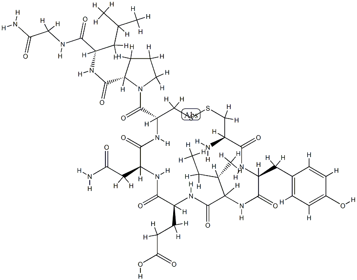 옥시토신,Glu(4)- 구조식 이미지
