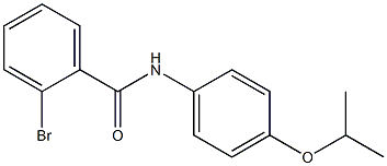 2-bromo-N-[4-(propan-2-yloxy)phenyl]benzamide Structure