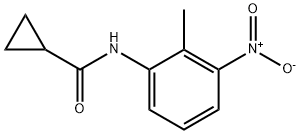 N-(2-methyl-3-nitrophenyl)cyclopropanecarboxamide Structure