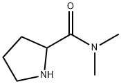 2-피롤리딘카르복사미드,N,N-디메틸-(9CI) 구조식 이미지