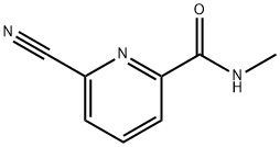 2-피리딘카르복사미드,6-시아노-N-메틸-(9CI) 구조식 이미지