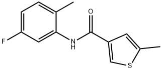 3-Thiophenecarboxamide,N-(5-fluoro-2-methylphenyl)-5-methyl-(9CI) Structure