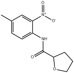 2-푸란카복사미드,테트라하이드로-N-(4-메틸-2-니트로페닐)-(9CI) 구조식 이미지