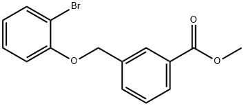 methyl 3-[(2-bromophenoxy)methyl]benzoate Structure