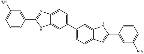 3,3′-[6,6′-bi-1H-Benzimidazole]-2,2′-diylbis-benzenamine 구조식 이미지