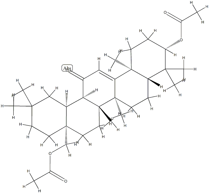 3β,28-Dihydroxyolean-9(11)-en-12-one diacetate Structure