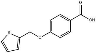 4-(thiophen-2-ylmethoxy)benzoic acid 구조식 이미지