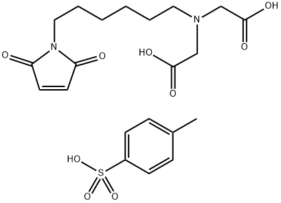 N-(carboxymethyl)-N-[6-(2,5-dihydro-2,5-dioxo-1H-pyrrol-1-yl)hexyl]-, mono(4-met 구조식 이미지