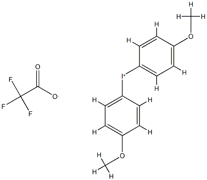 IodoniuM,bis(4-Mehtoxyphenyl)-2,2,2,-trifluoroacetate 구조식 이미지