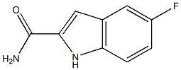 5-fluoro-1H-indole-2-carboxamide 구조식 이미지