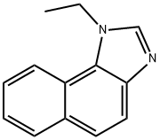 1H-Naphth[1,2-d]imidazole,1-ethyl-(6CI,7CI,9CI) 구조식 이미지