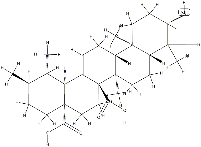 Quivic acid 구조식 이미지