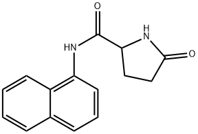 2-Pyrrolidinecarboxamide,N-1-naphthalenyl-5-oxo-(9CI) Structure